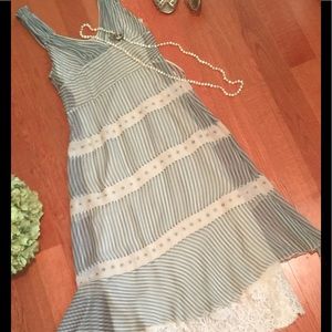 Maxazria Collection gorgeous sheer dress with slip